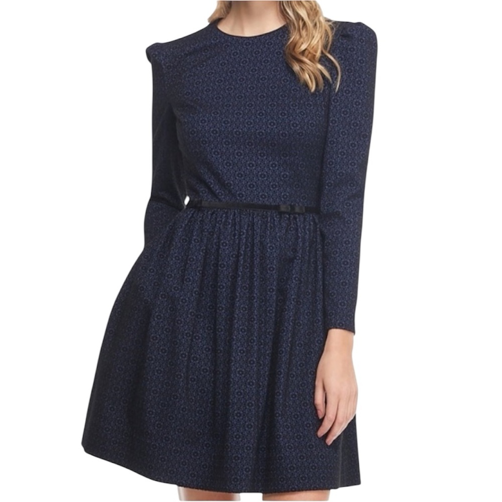 GAL MEETS GLAM | NWT Callie Print Long Sleeve Dress Size 4